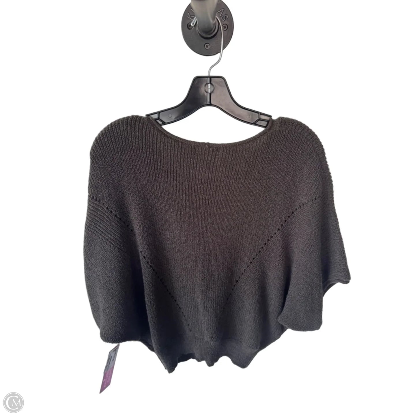 Sweater Short Sleeve By Promesa In Brown, Size: M