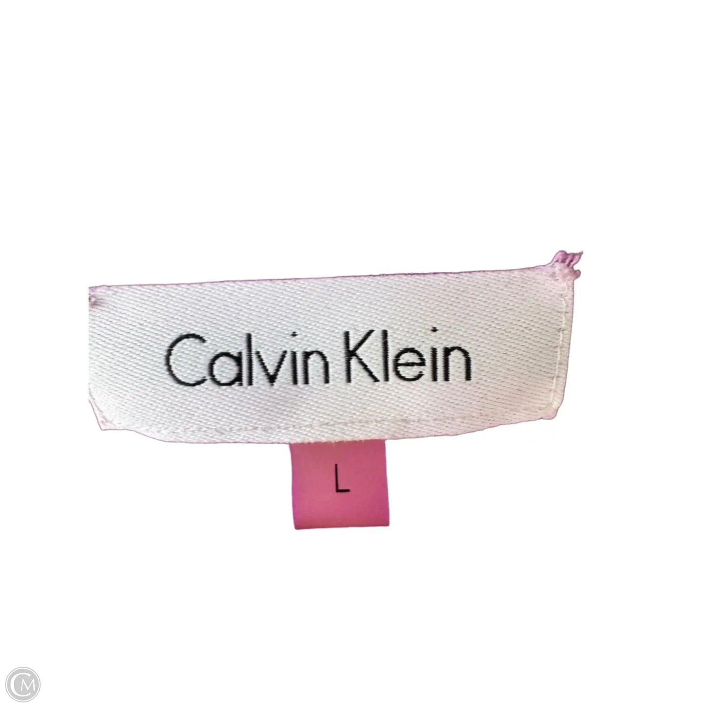 Top Sleeveless By Calvin Klein In Purple, Size: L