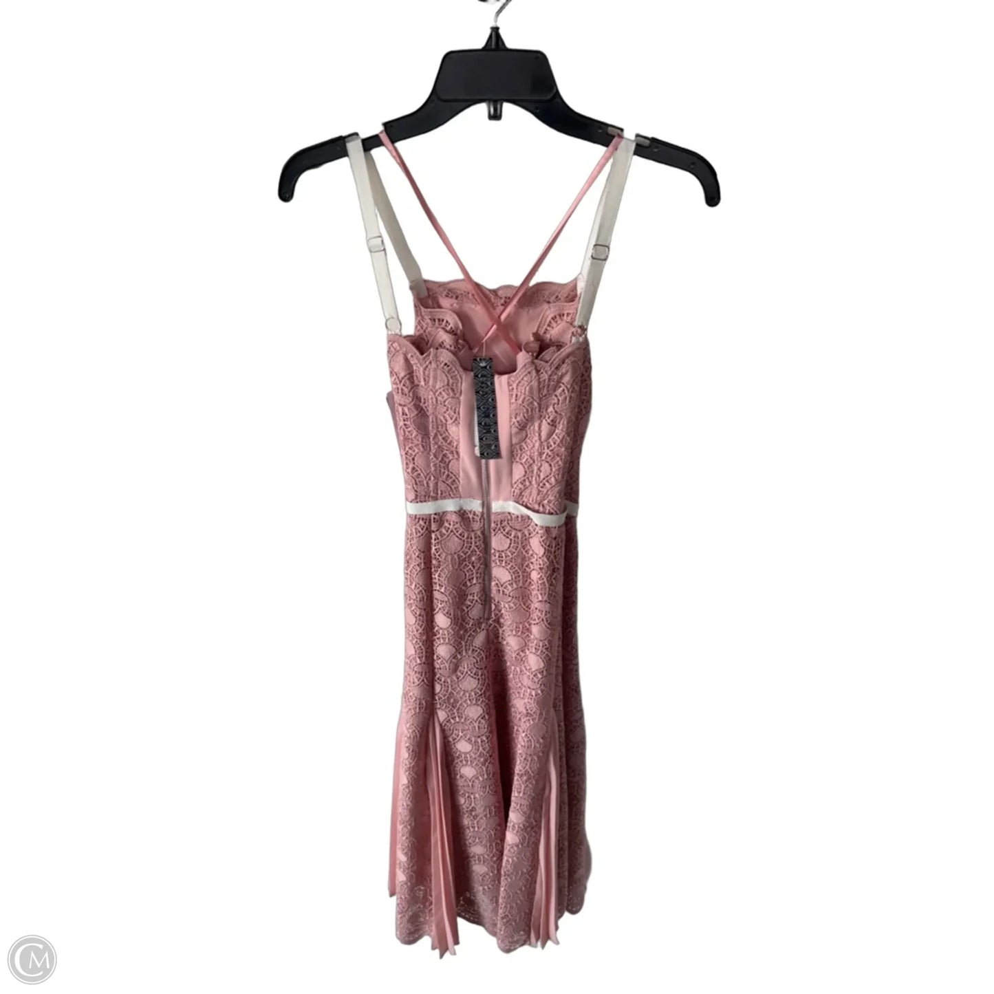 Dress Party Midi By Gianni Bini In Pink & White, Size: S