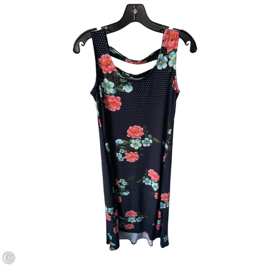 Dress Casual Maxi By Nina Leonard In Blue & Pink, Size: S