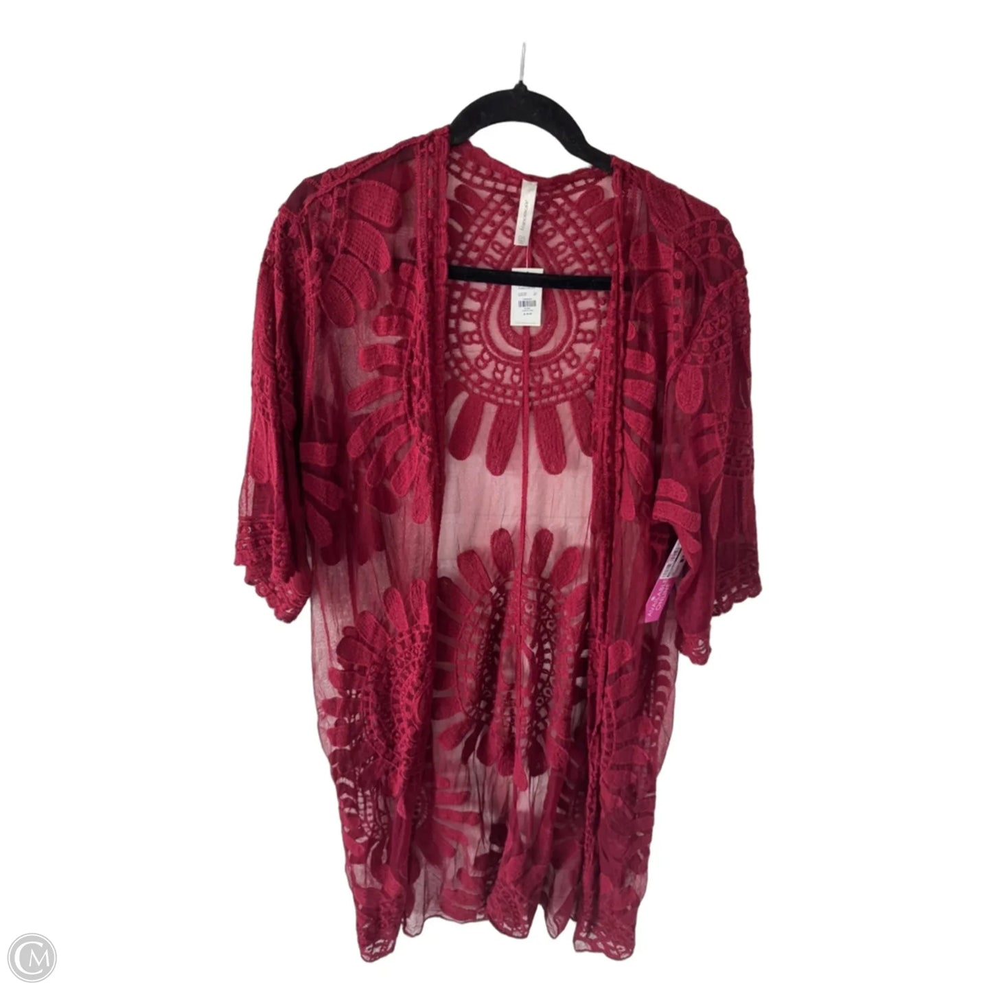 Kimono By Francesca’s In Red, Size: Osfm