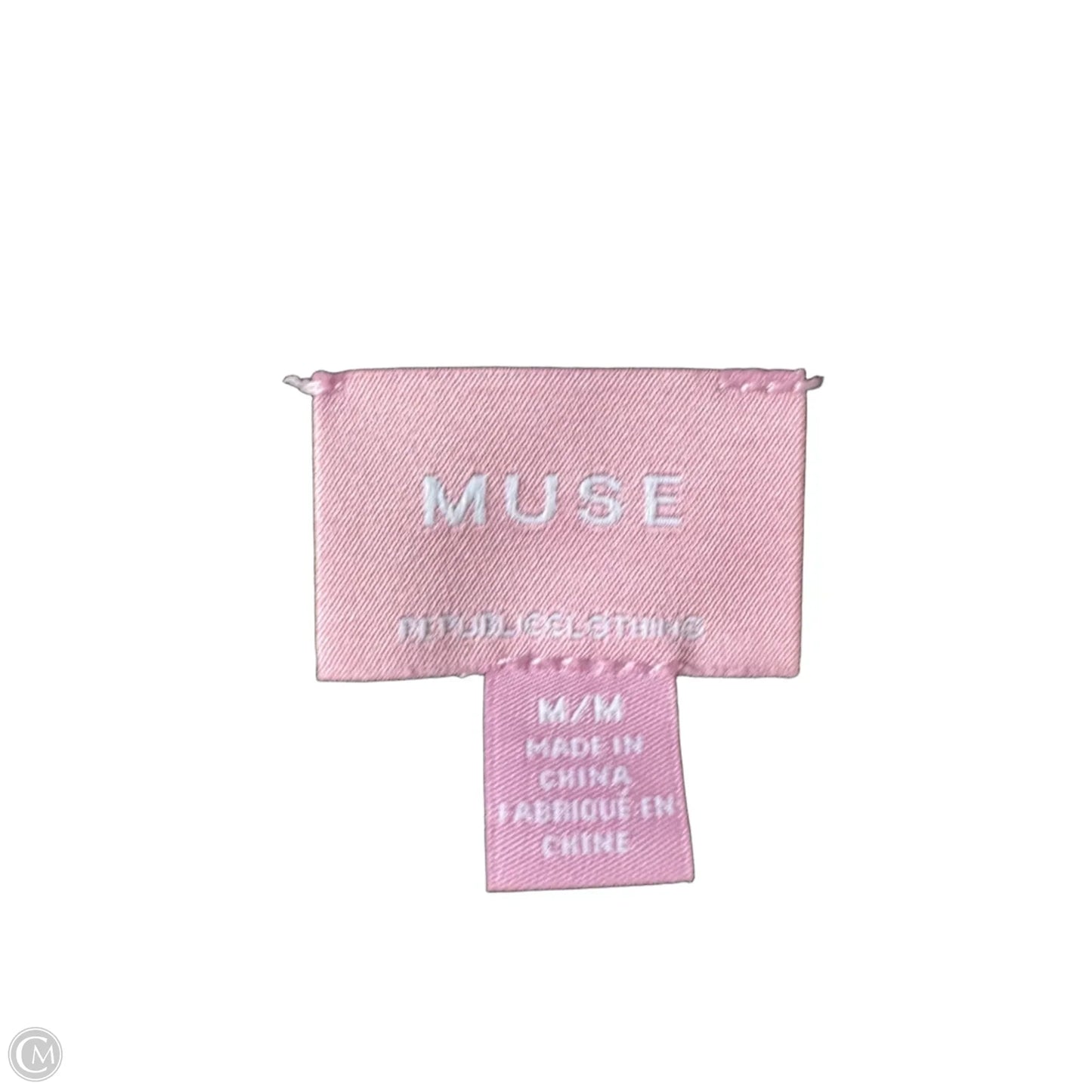 Sweater Short Sleeve By Muse In Navy, Size: M