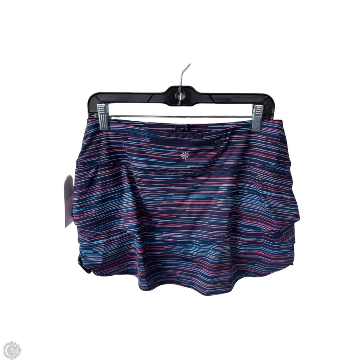 Athletic Skort By Athleta In Blue & Red, Size: 8