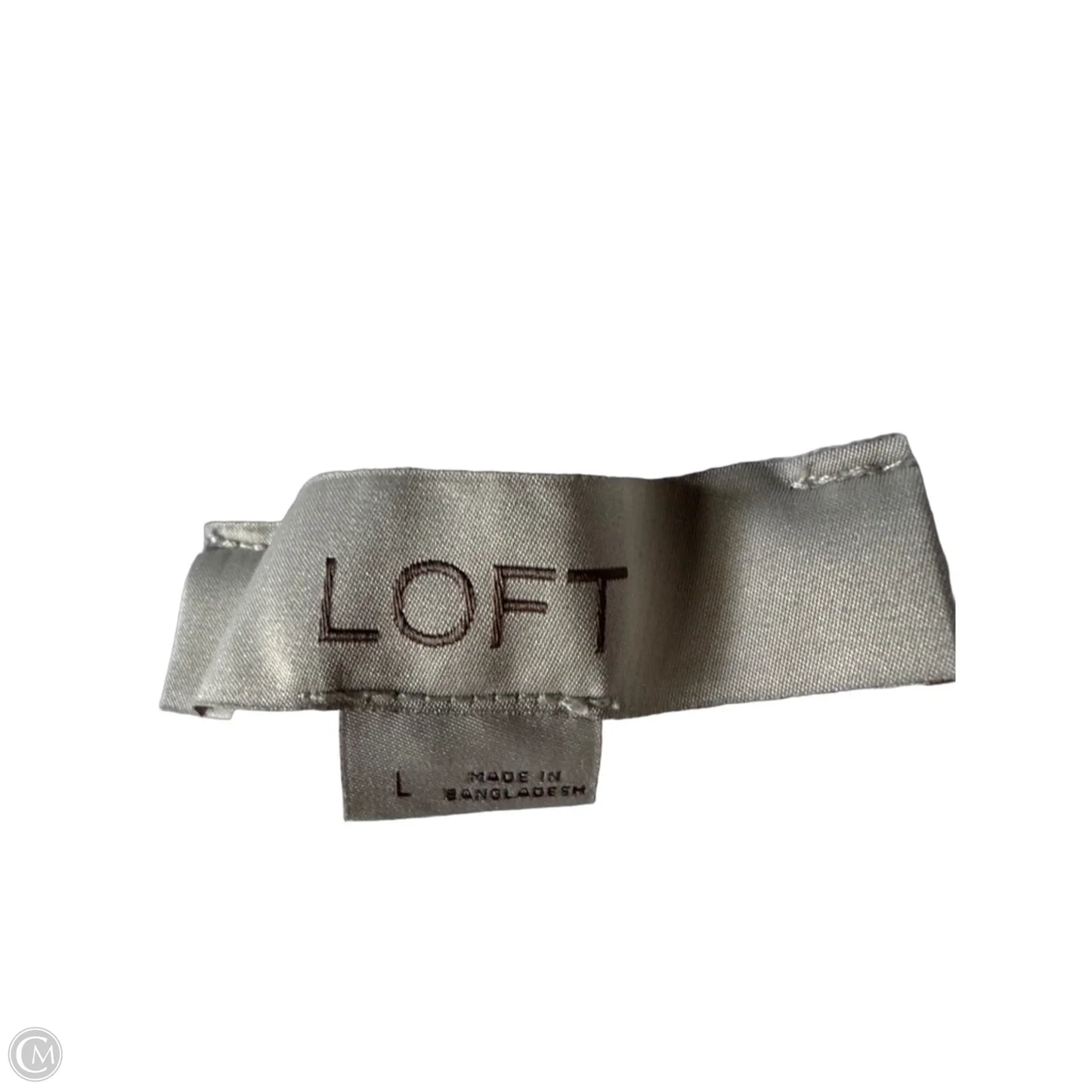 Vest Sweater By Loft In White, Size: L