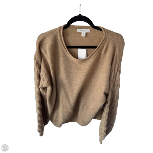 Sweater By Treasure And Bond In Tan, Size: L