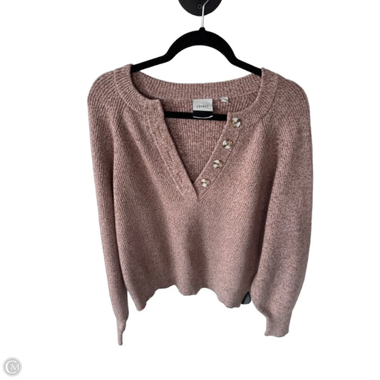 Sweater By Varley In Brown & Pink, Size: L