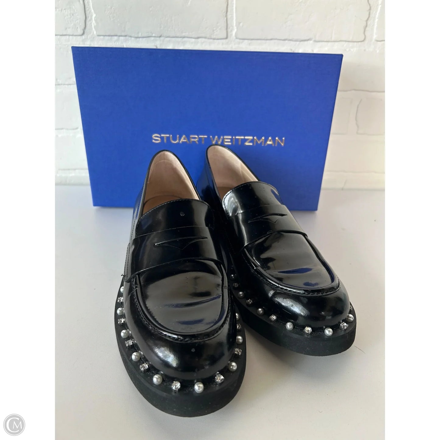 Shoes Designer By Stuart Weitzman In Black, Size: 9