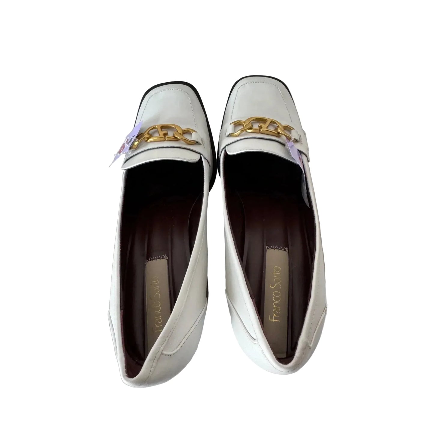 Shoes Heels Block By Franco Sarto In Black & White, Size: 8.5