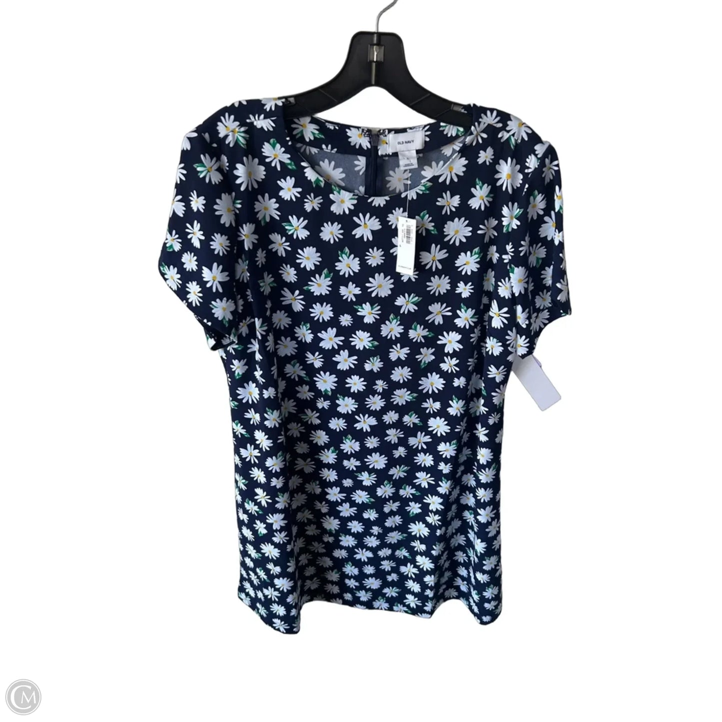 Dress Casual Short By Old Navy In Blue & White, Size: L