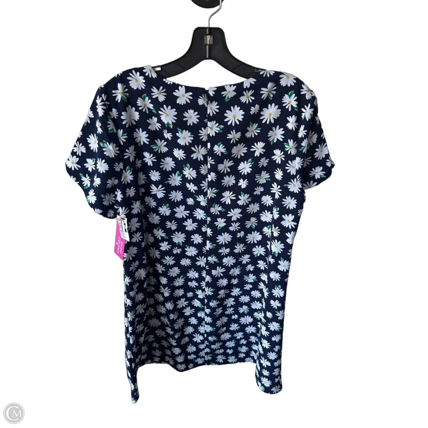 Dress Casual Short By Old Navy In Blue & White, Size: L