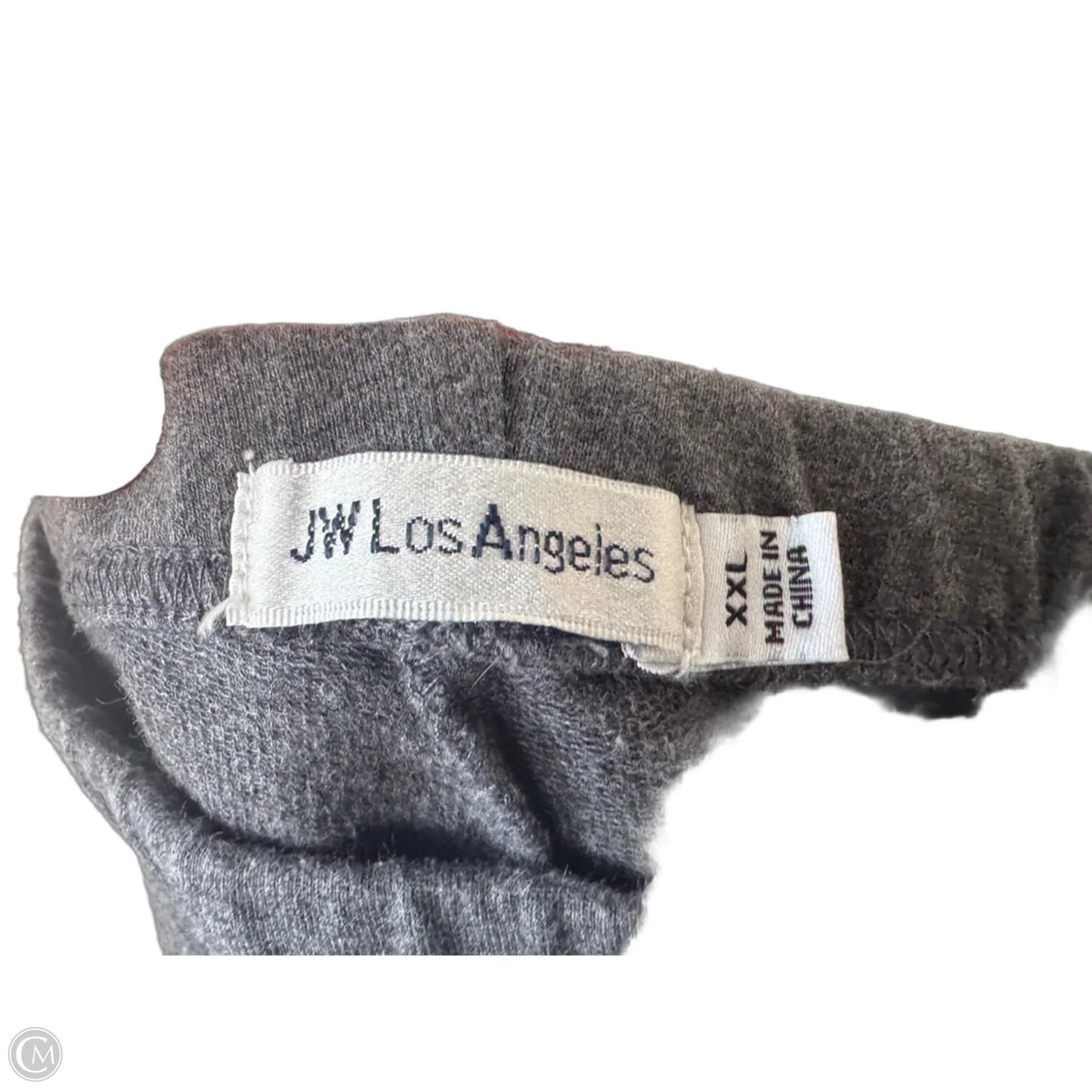 Pants Designer By Johnny Was In Grey & Pink, Size: Xxl