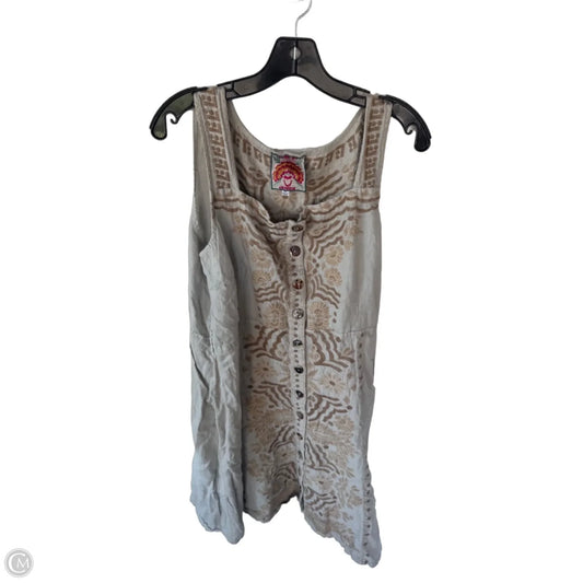Dress Designer By Johnny Was In Grey & Tan, Size: Xxl