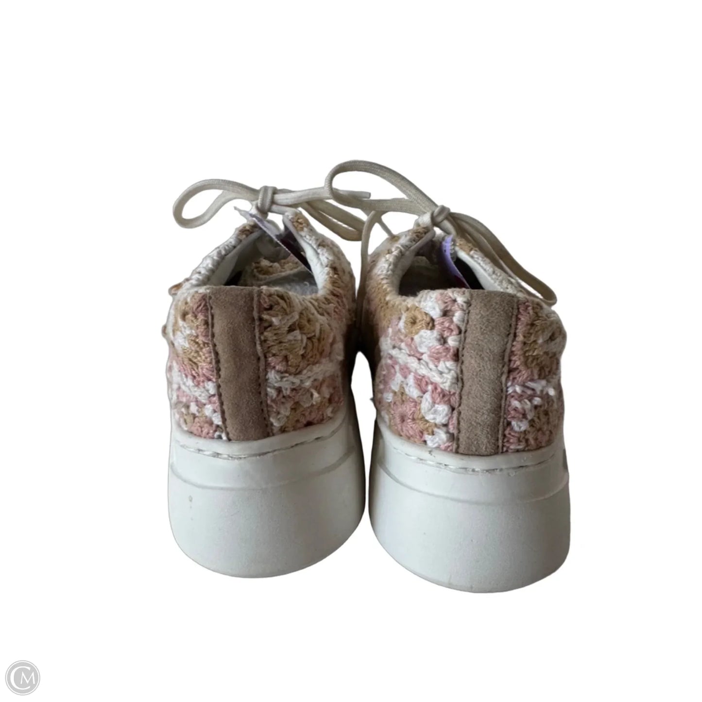 Shoes Sneakers By Free People In Pink & Tan, Size: 7.5