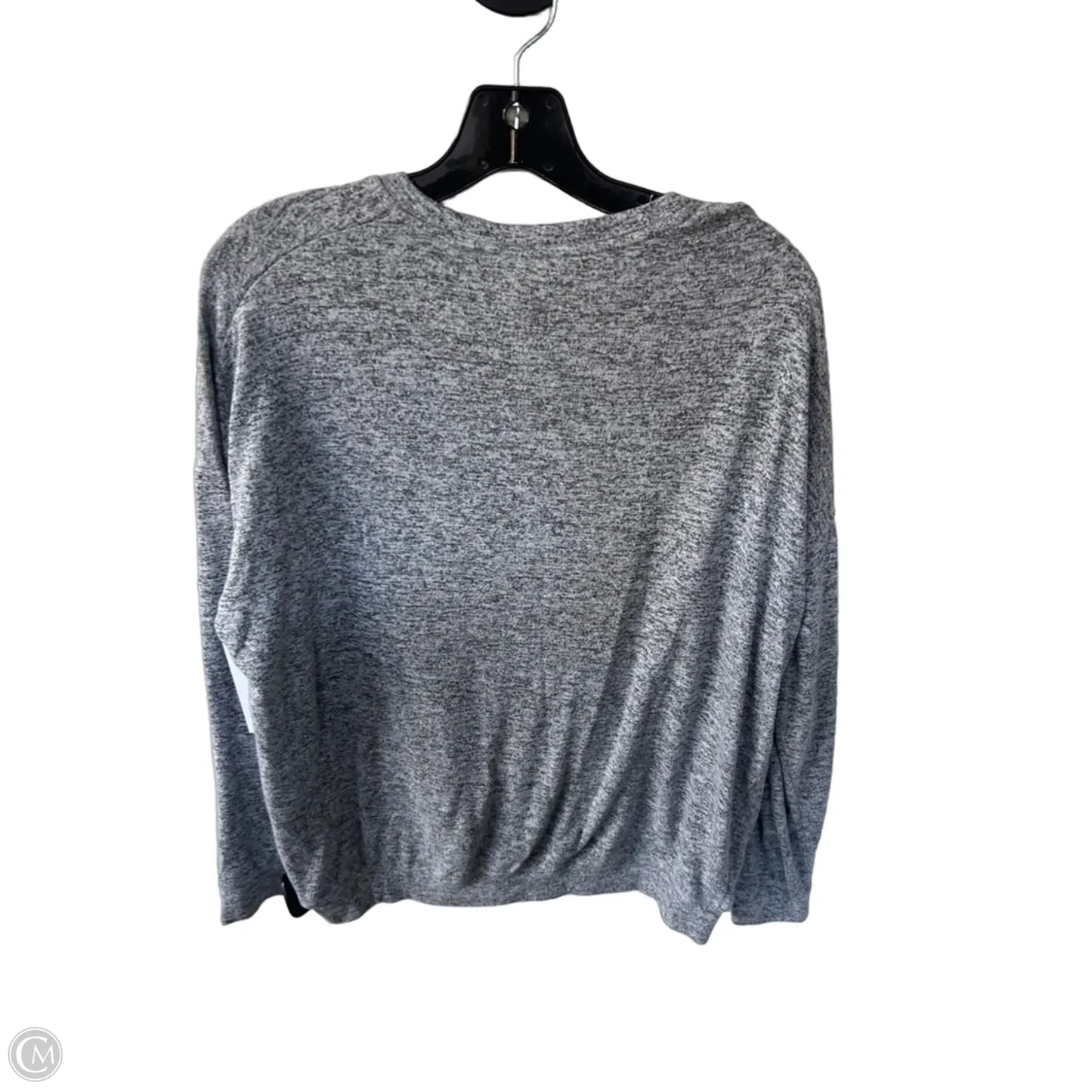 Athletic Top Long Sleeve Crewneck By Athleta In Grey, Size: M
