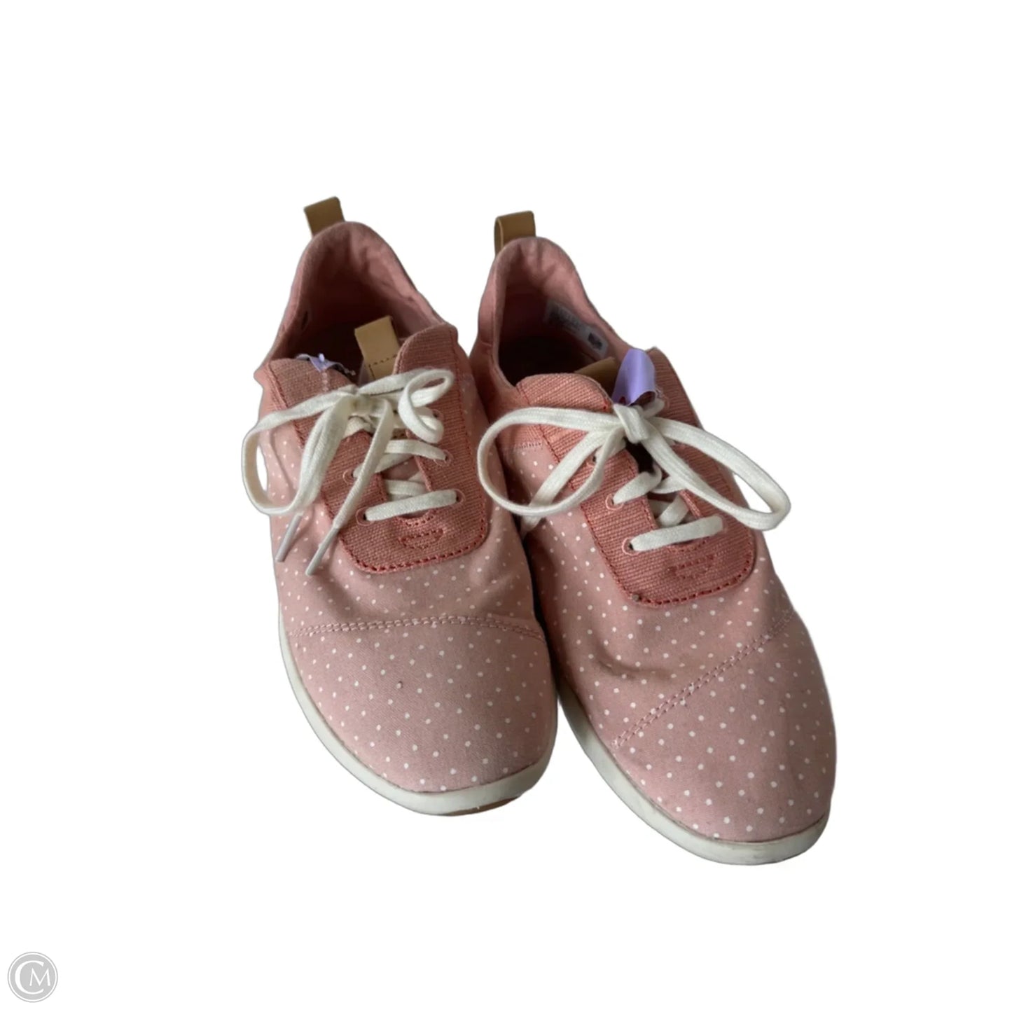 Shoes Sneakers By Toms In Pink & White, Size: 8.5