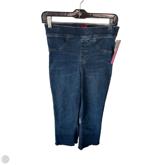 Jeans Straight By Spanx In Blue Denim, Size: 4