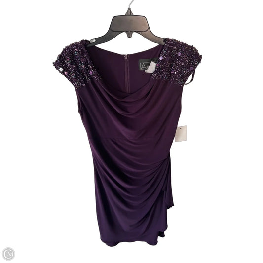 Dress Party Short By Alex Evenings In Purple, Size: S