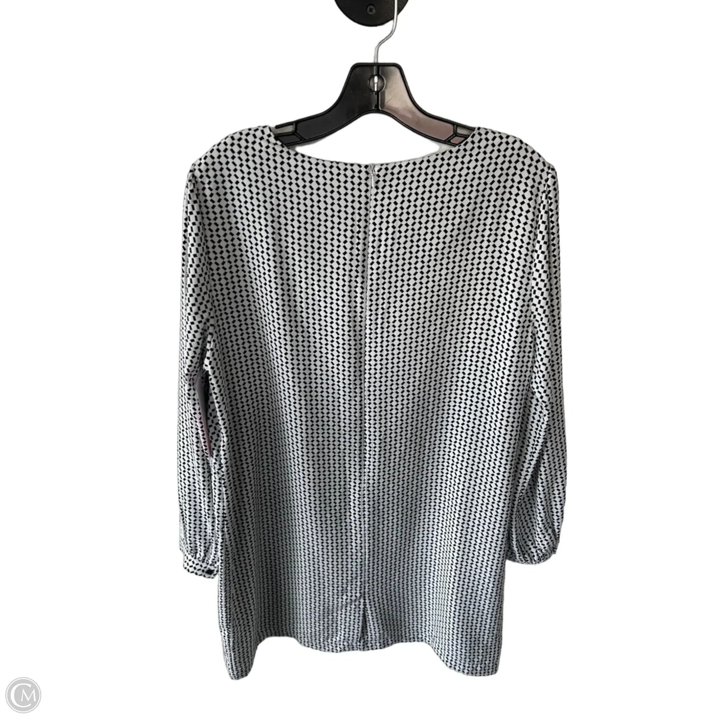 Dress Work By Dalia In Black & White, Size: L