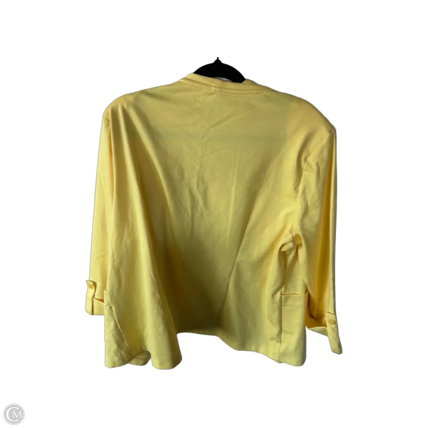 Cardigan By Allison Daley In Yellow, Size: Lp