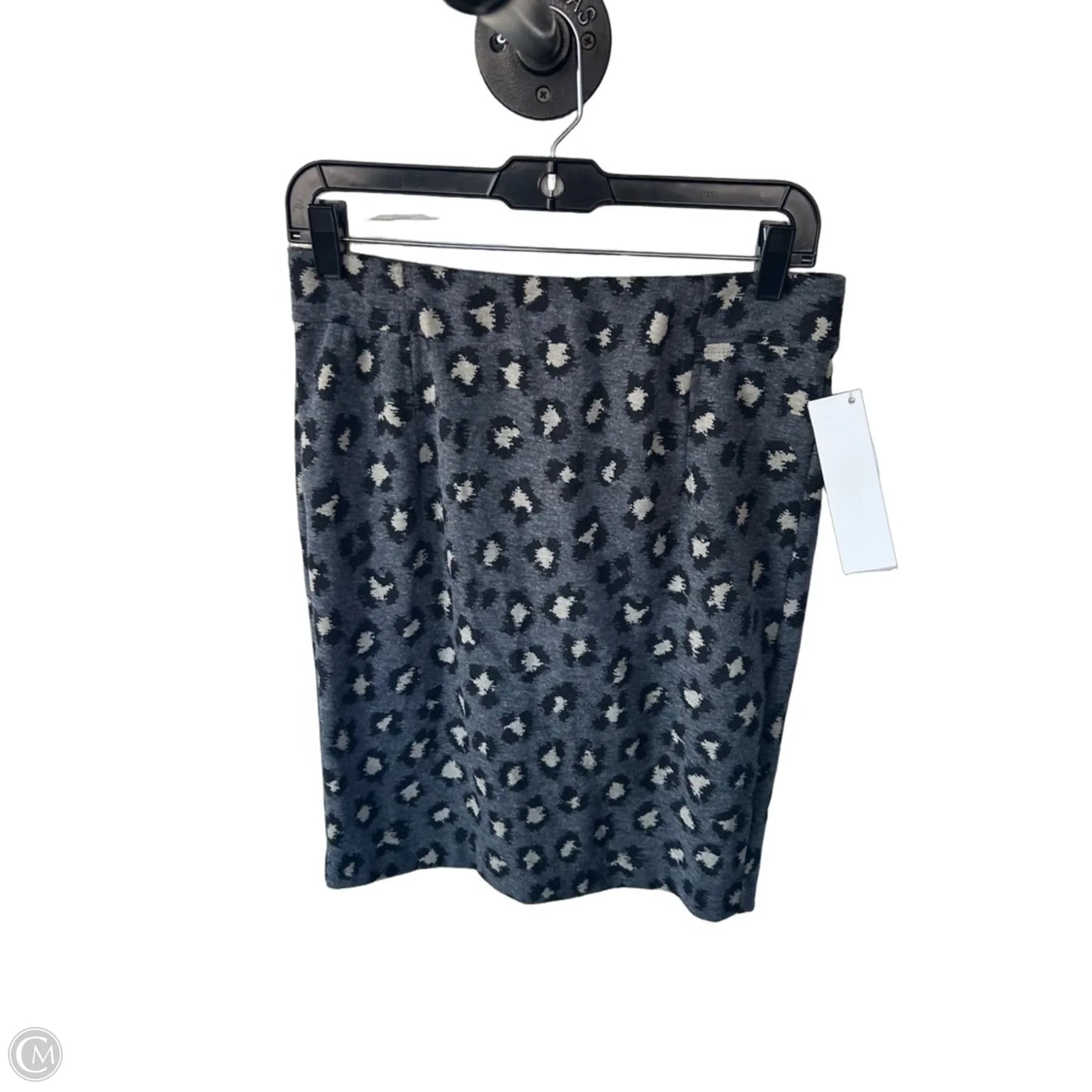 Skirt Mini & Short By Loft In Grey & Tan, Size: 8p