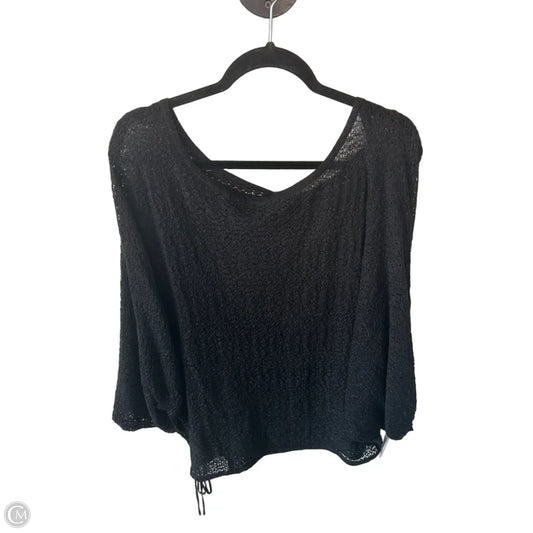 Poncho By Express In Black, Size: L