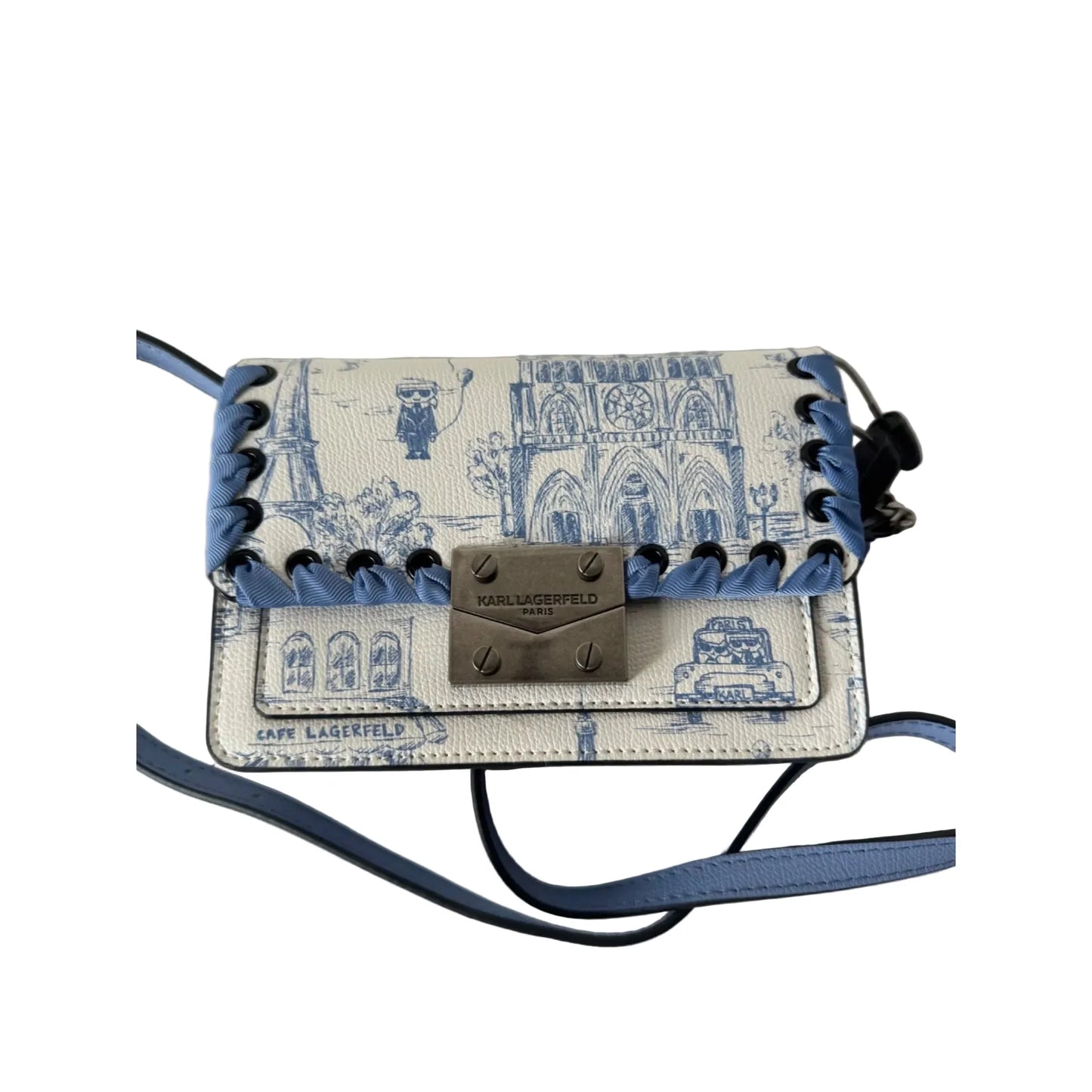 Crossbody Designer By Karl Lagerfeld, Size: Small