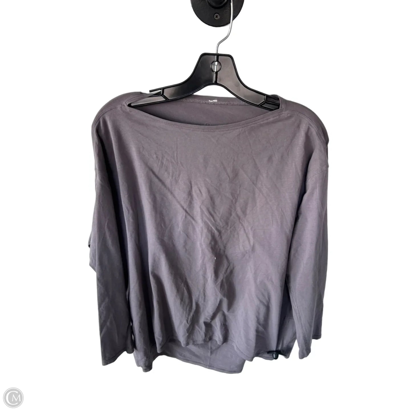 Athletic Top Long Sleeve Crewneck By Lululemon In Purple, Size: M