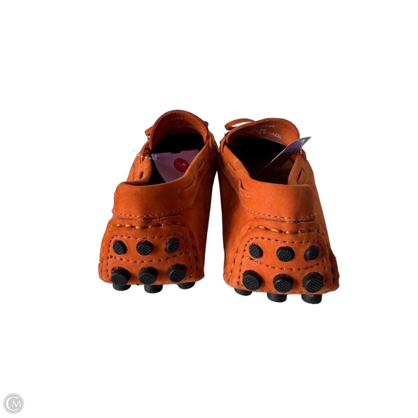 Shoes Flats By Clothes Mentor In Orange, Size: 9.5