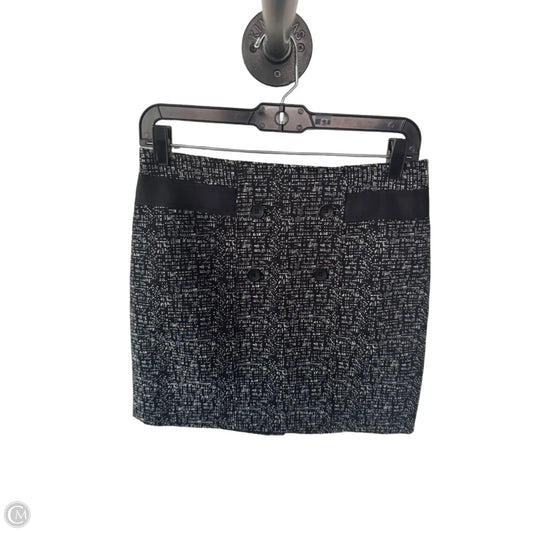Skirt Mini & Short By Forenzia In Black & White, Size: 2