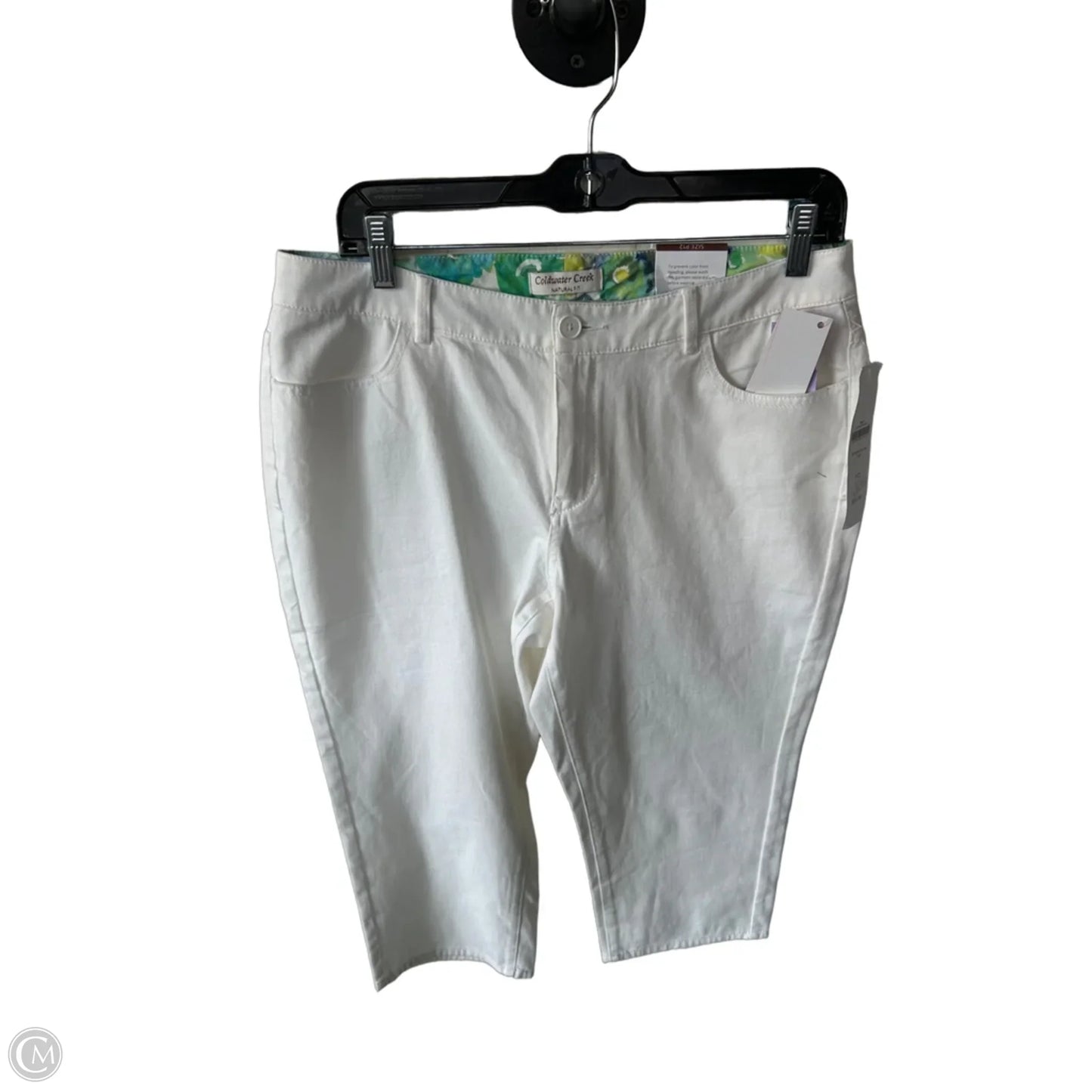 Capris By Coldwater Creek In White, Size: 12p