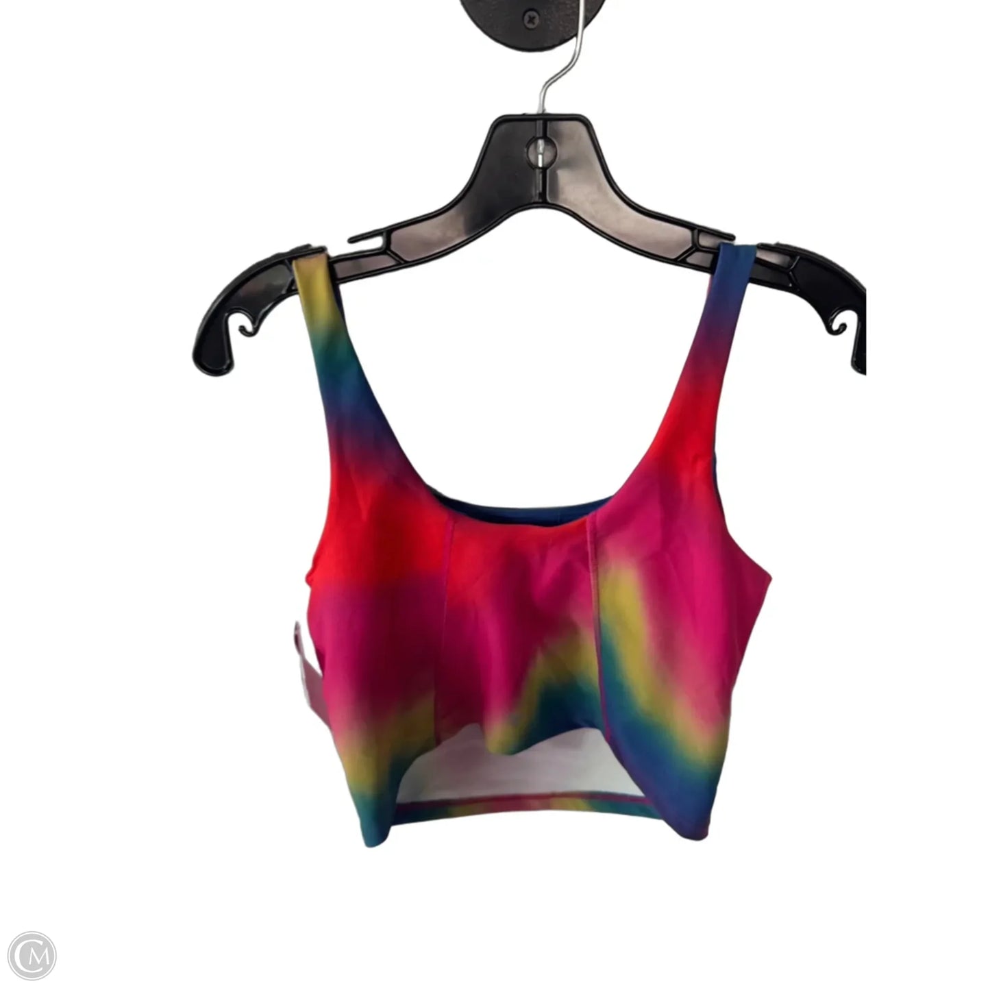 Athletic Bra By Old Navy In Rainbow Print, Size: M
