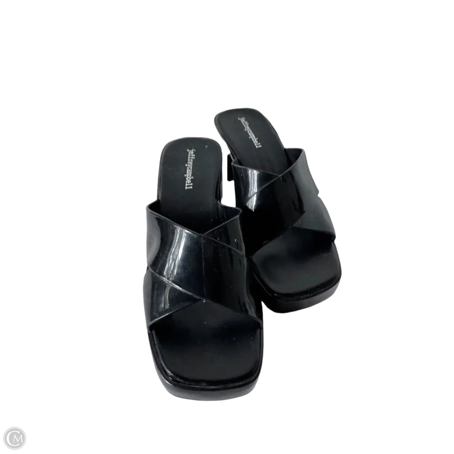 Sandals Heels Block By Jeffrey Campbell In Black, Size: 8