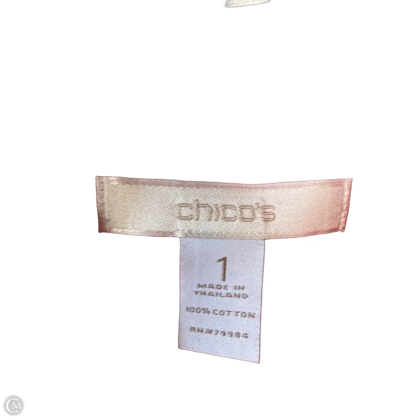 Top Long Sleeve By Chicos In Orange, Size: 0