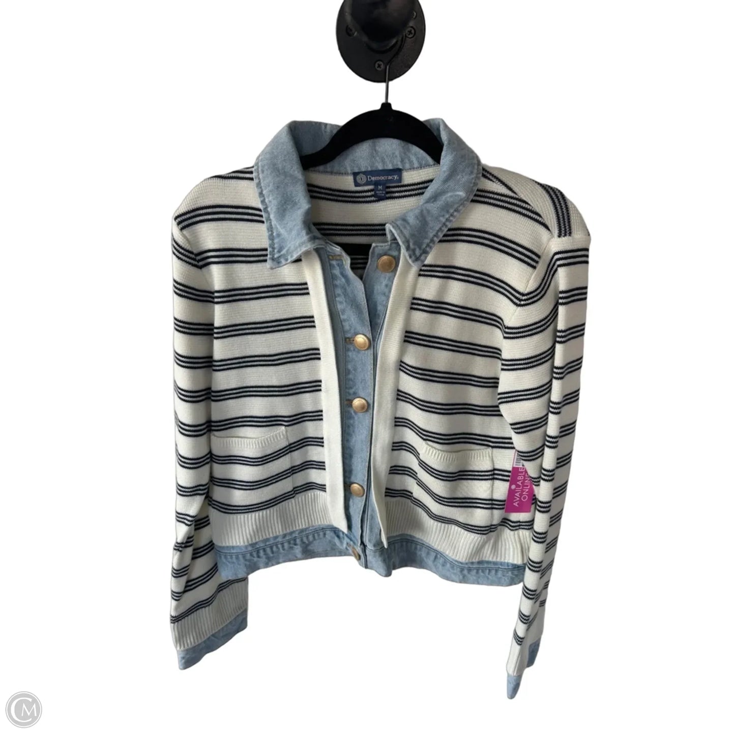 Jacket Denim By Democracy In Blue Denim, Size: M