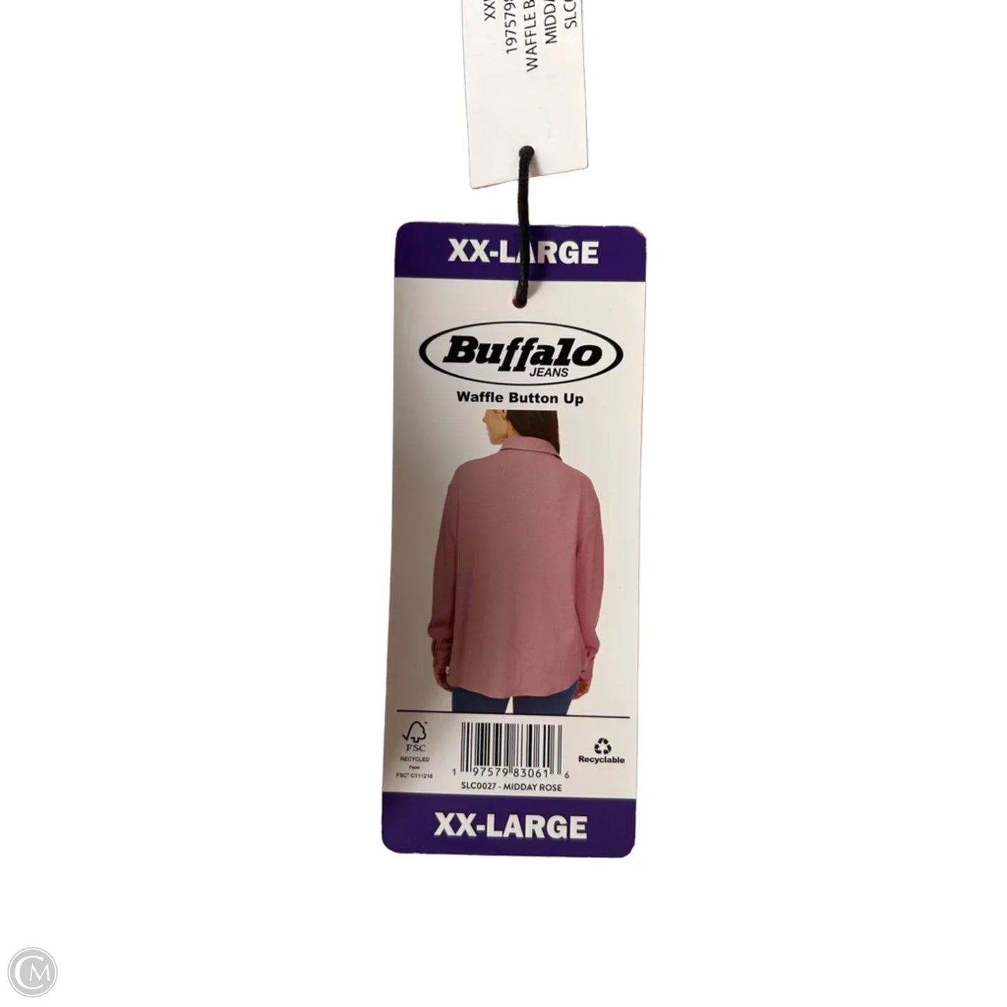 Top Long Sleeve By Clothes Mentor In Pink, Size: Xxl