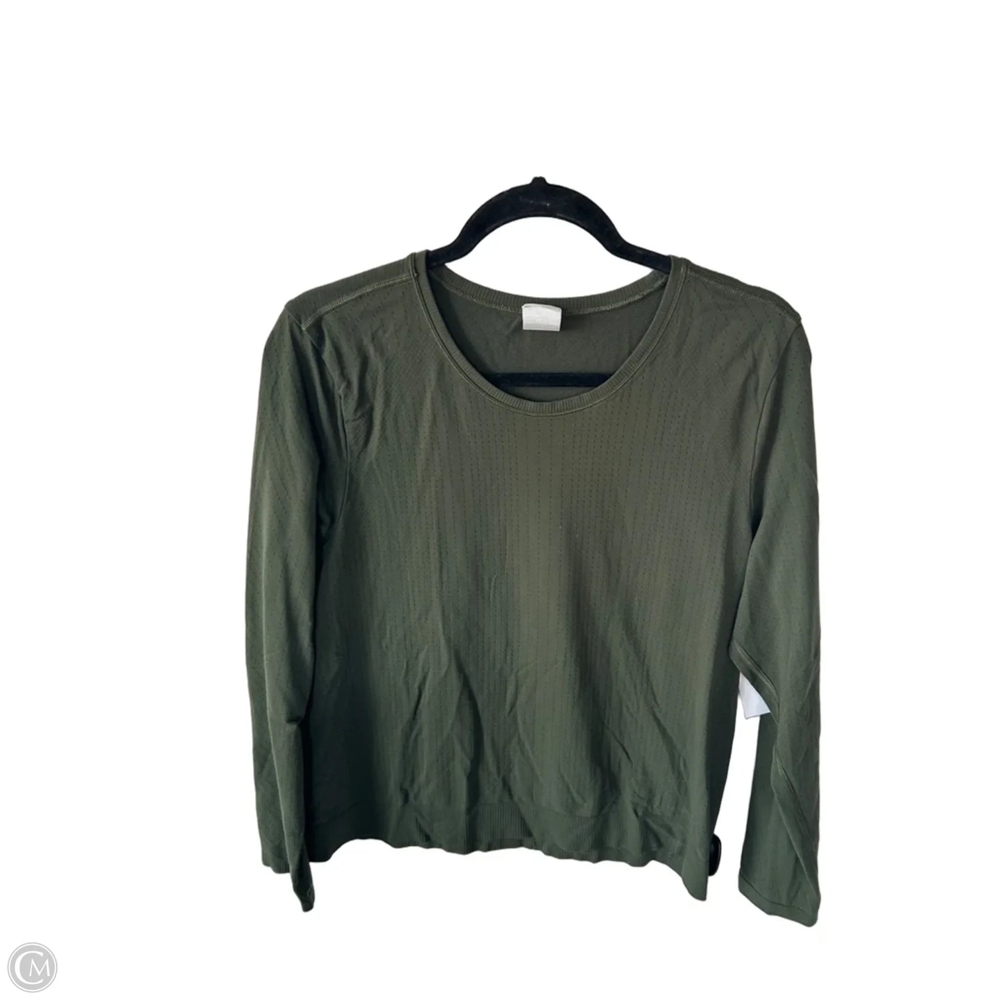 Athletic Top Long Sleeve Crewneck By Athleta In Green, Size: Xl
