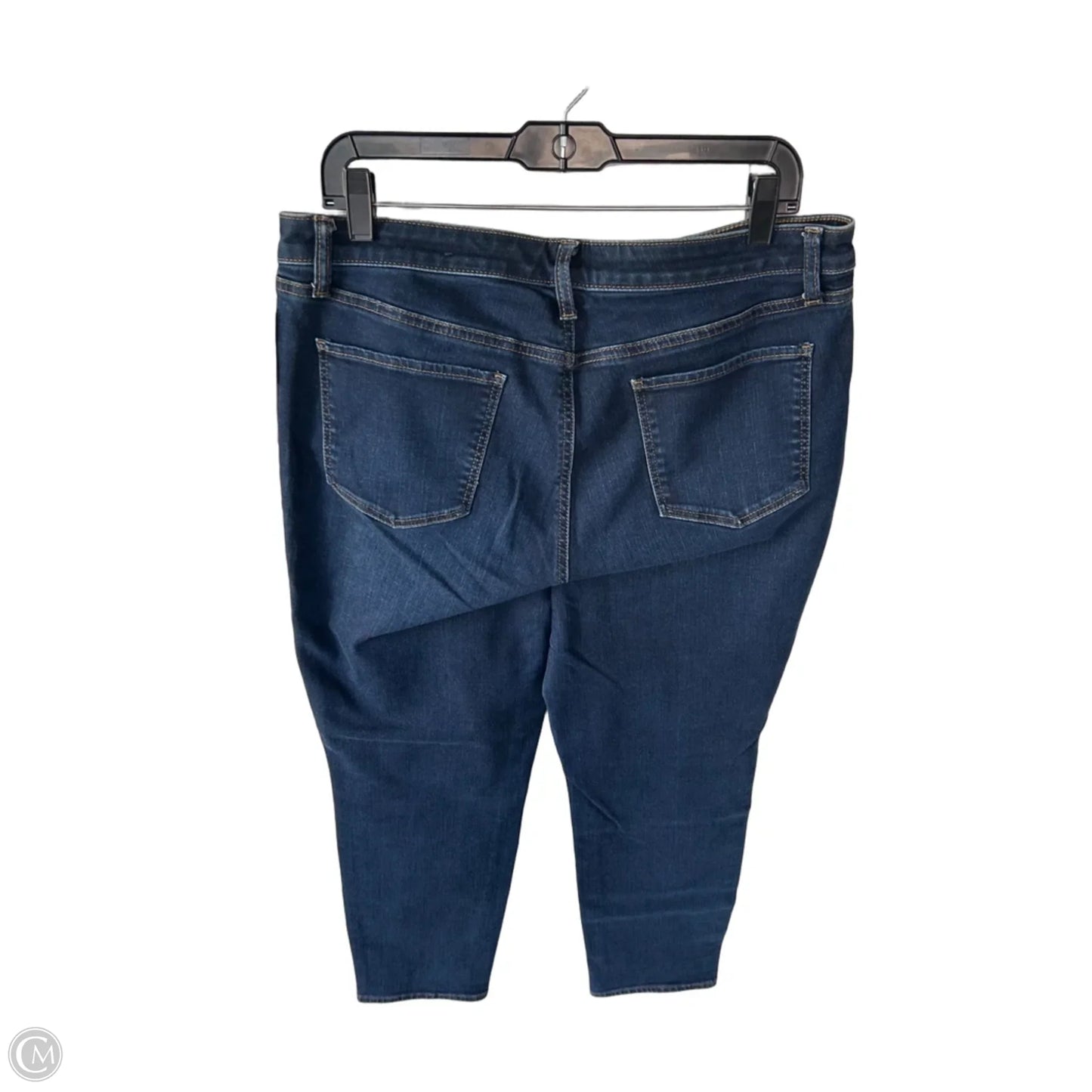 Jeans Straight By Talbots In Blue Denim, Size: 14p