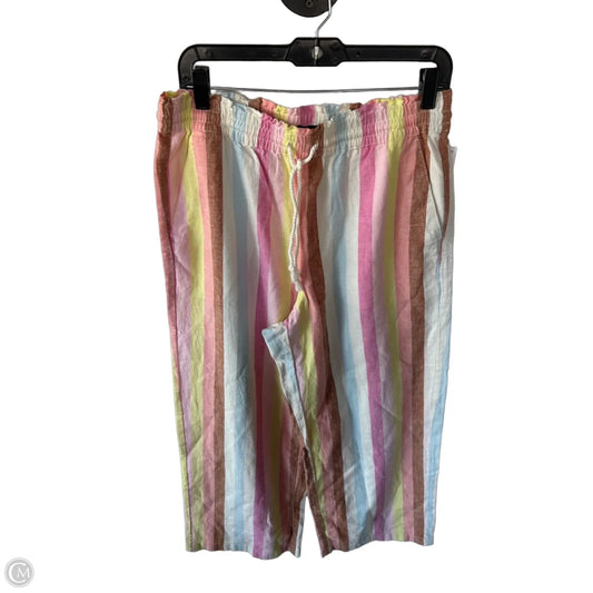 Pants Linen By J. Crew In Multi-colored, Size: 8