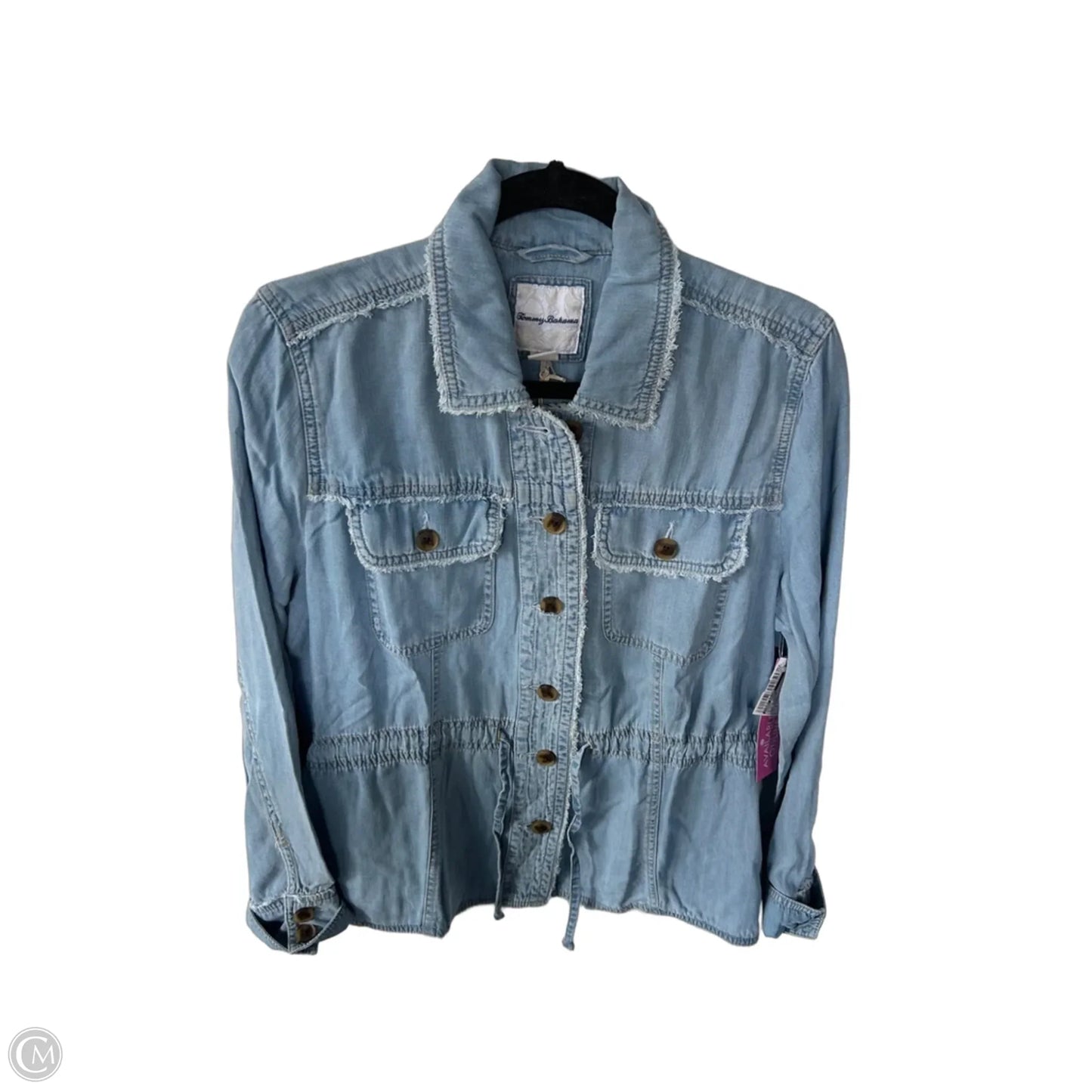 Jacket Denim By Tommy Bahama In Blue Denim, Size: S