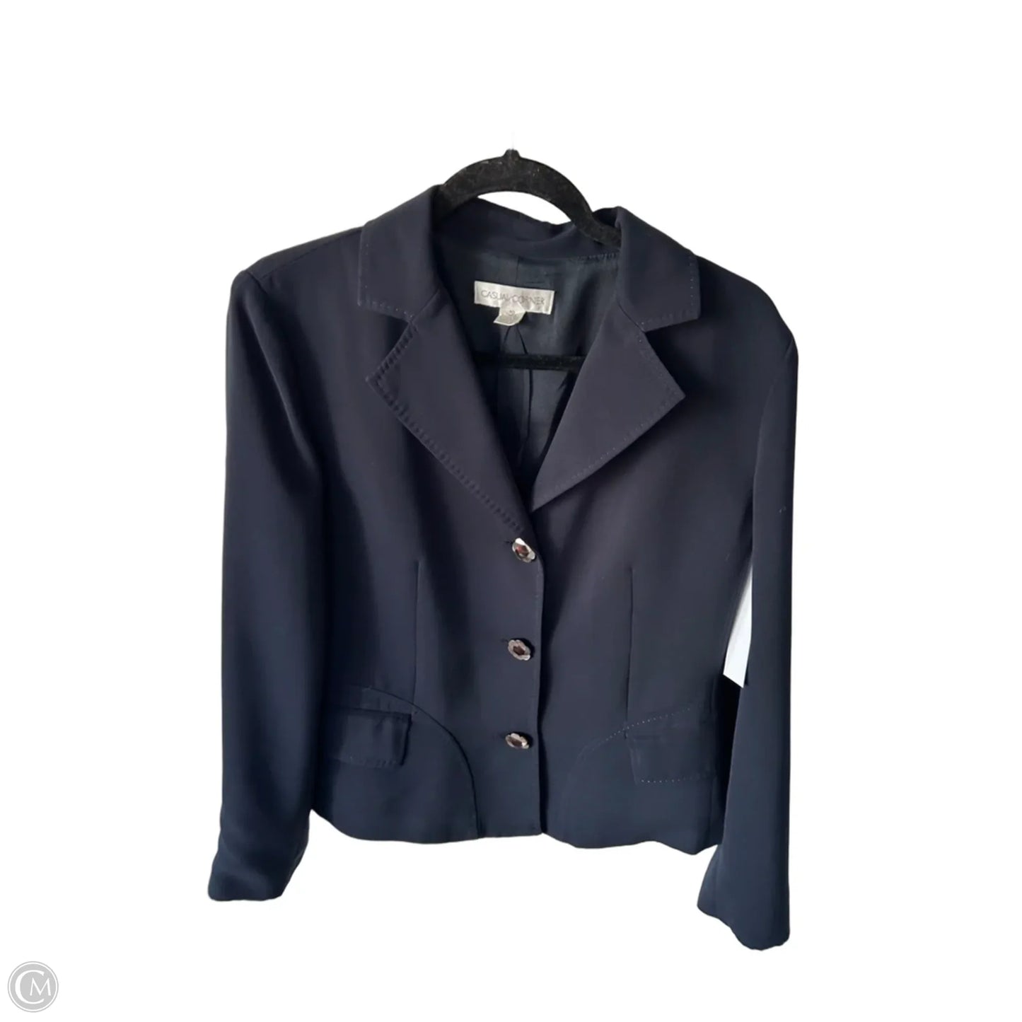 Blazer By Casual Corner In Navy, Size: M