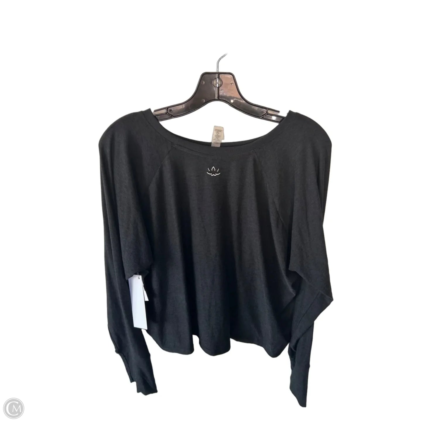 Athletic Top Long Sleeve Crewneck By Beyond Yoga In Black, Size: 2x