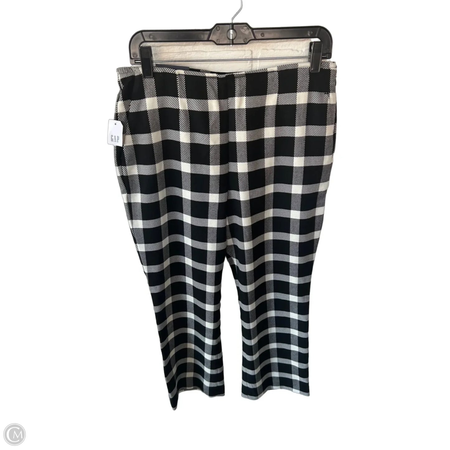 Pants Cropped By Gap In Black & White, Size: 10