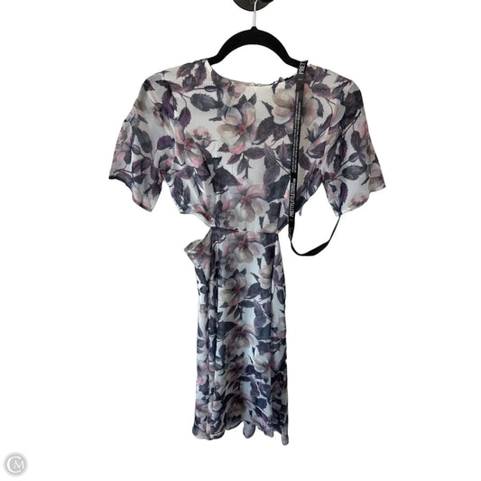 Dress Party Midi By Pretty Little Thing In Purple & White, Size: S