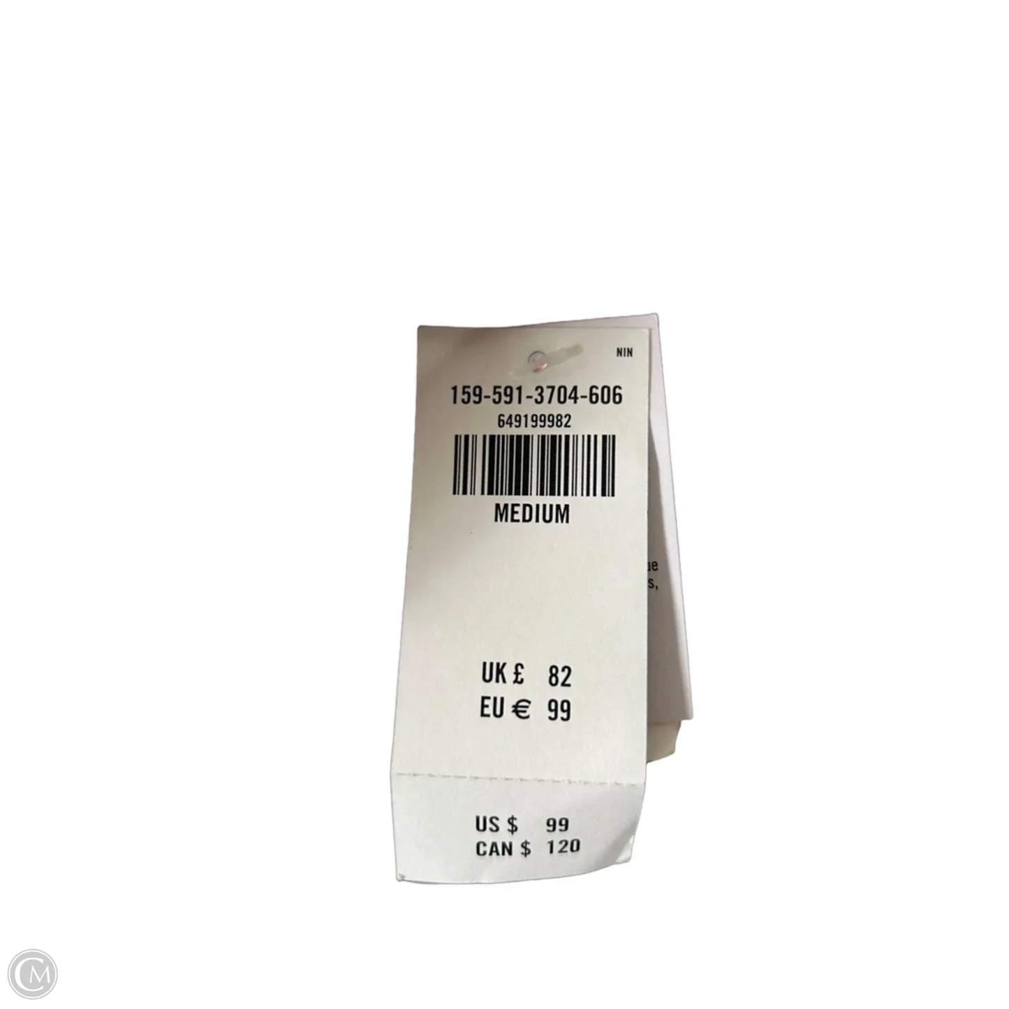 Dress Casual Maxi By Abercrombie And Fitch In Tan & White, Size: M