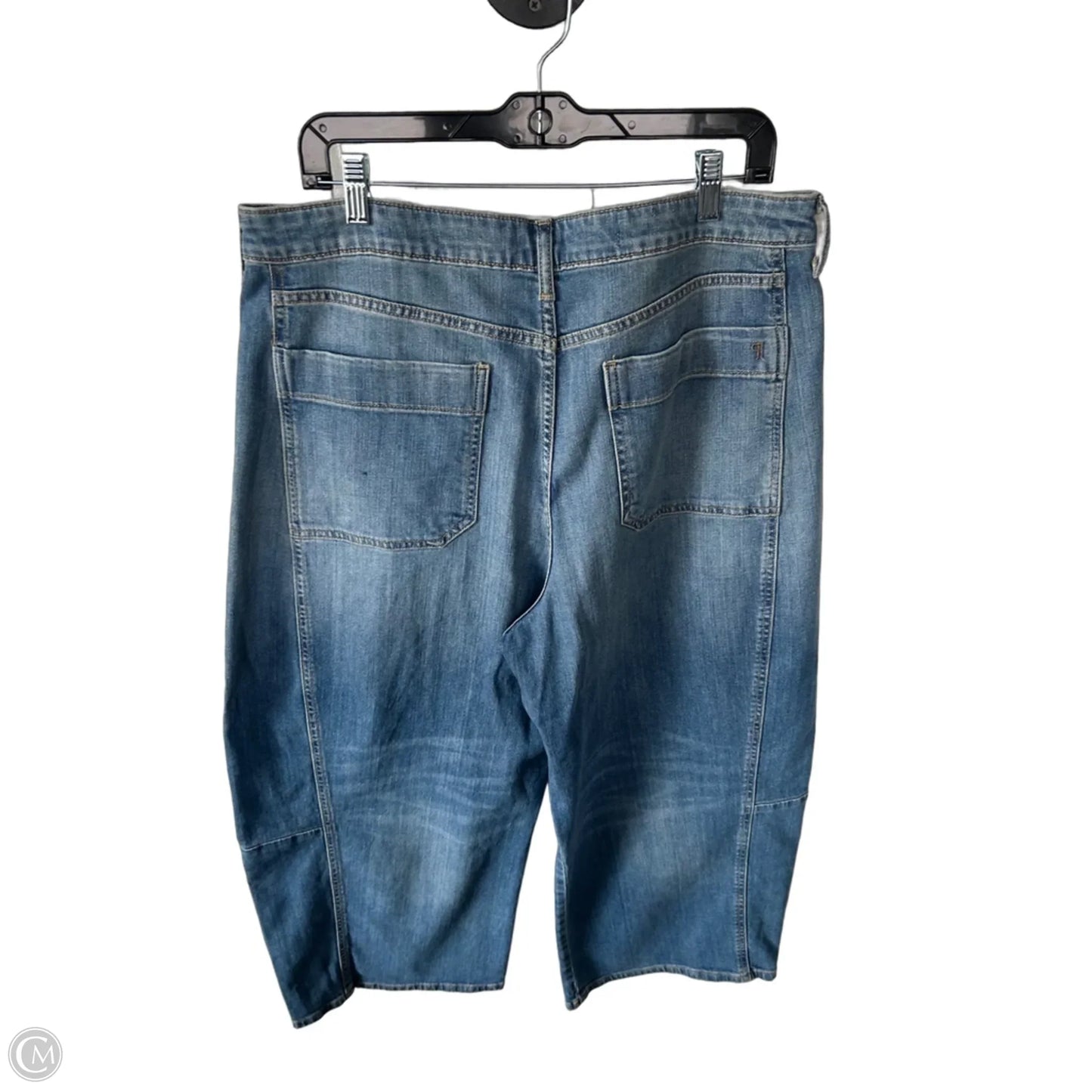 Jeans Wide Leg By Pilcro In Blue Denim, Size: 14