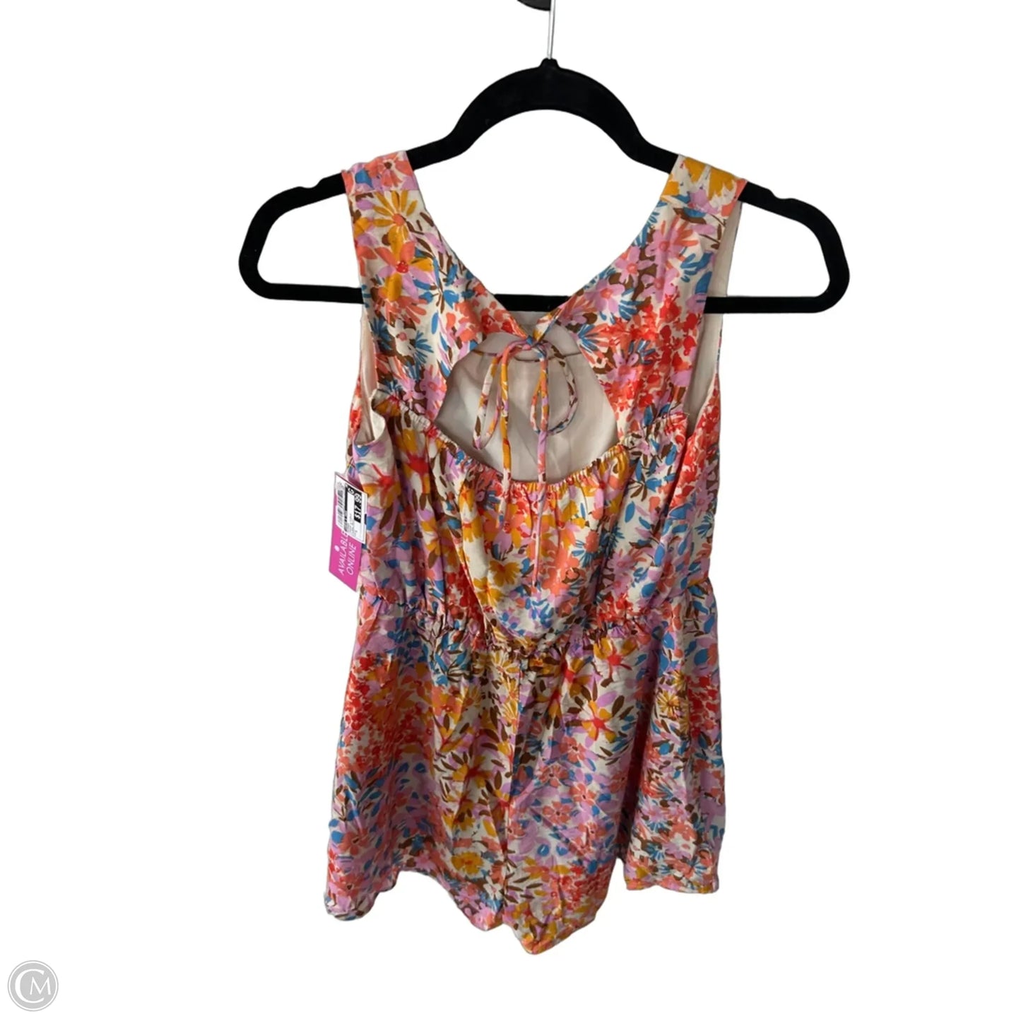 Romper By Sadie & Sage In Orange & Purple, Size: S