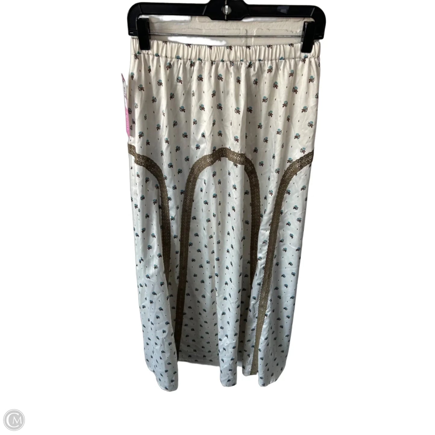 Skirt Maxi By Clothes Mentor In Brown & White, Size: 4