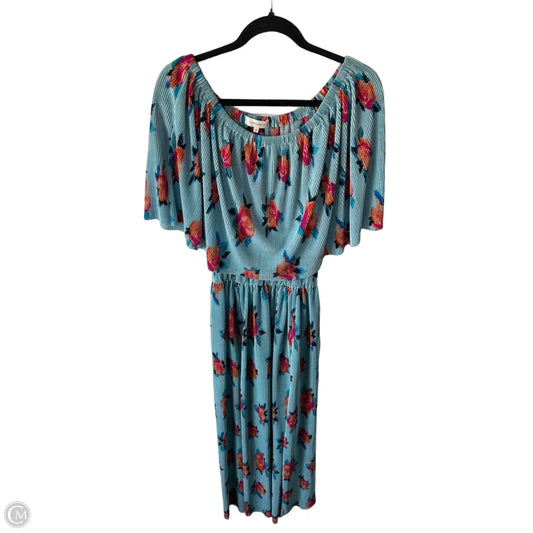 Dress Casual Maxi By Clothes Mentor In Blue & Orange, Size: M