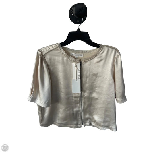 Top Short Sleeve By Cma In Cream, Size: L