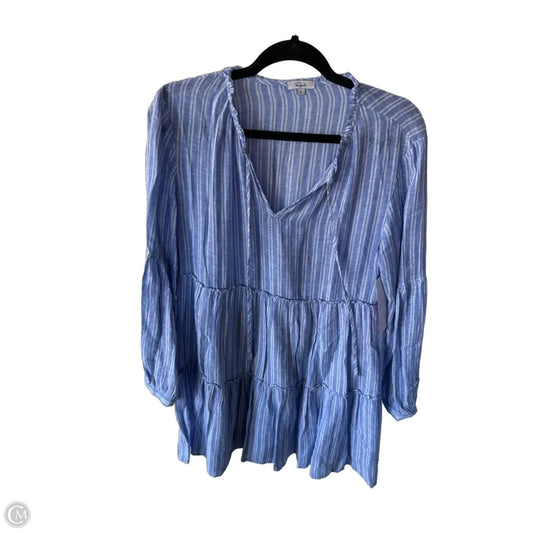 Dress Casual Short By Rails In Blue & White, Size: S
